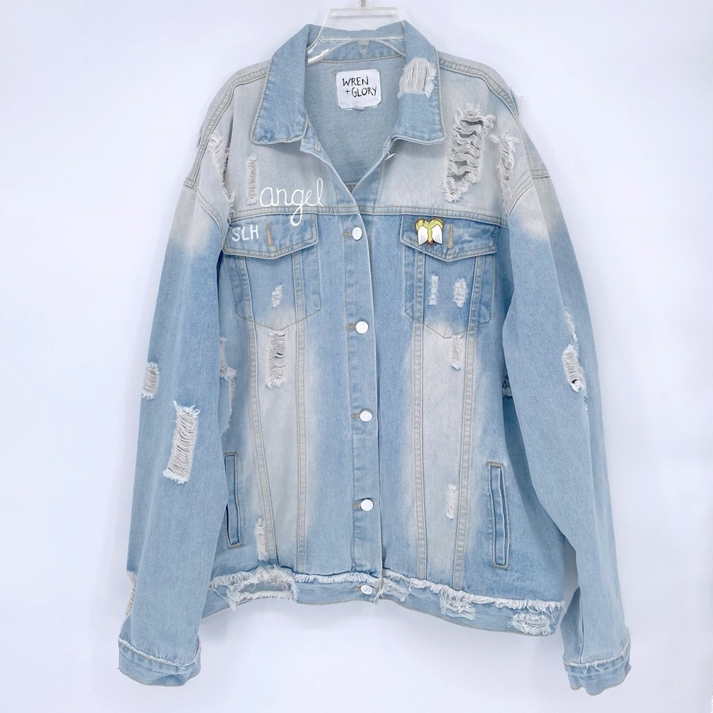 WREN+GLORY 'ANGEL' DENIM JACKET - Picture 3 of 15
